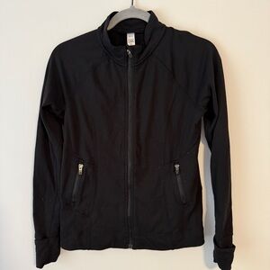 ATHLETA GIRL Black Zip-Up Jacket XXL 16
